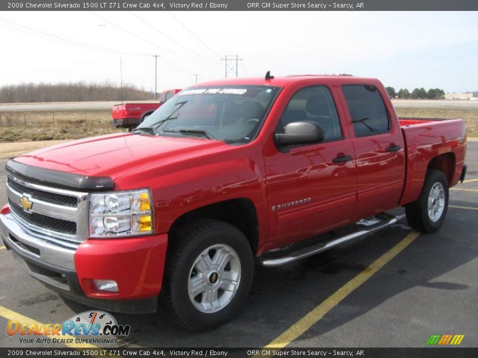 2009 Chevrolet Silverado 1500 LT Z71 Crew Cab 4x4 Victory Red / Ebony Photo #1