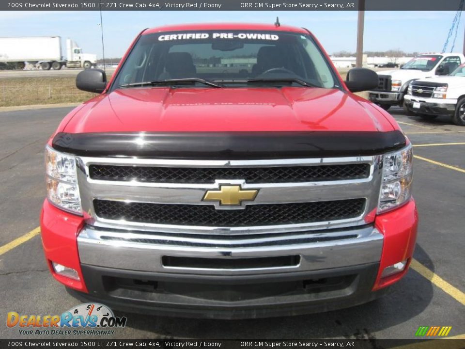 2009 Chevrolet Silverado 1500 LT Z71 Crew Cab 4x4 Victory Red / Ebony Photo #2