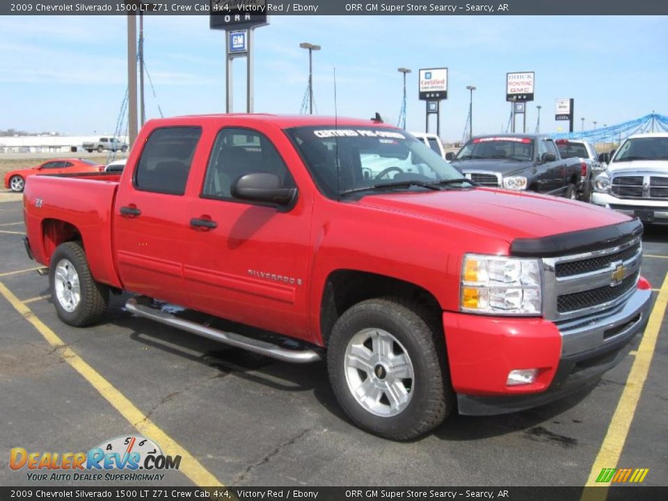 2009 Chevrolet Silverado 1500 LT Z71 Crew Cab 4x4 Victory Red / Ebony Photo #3