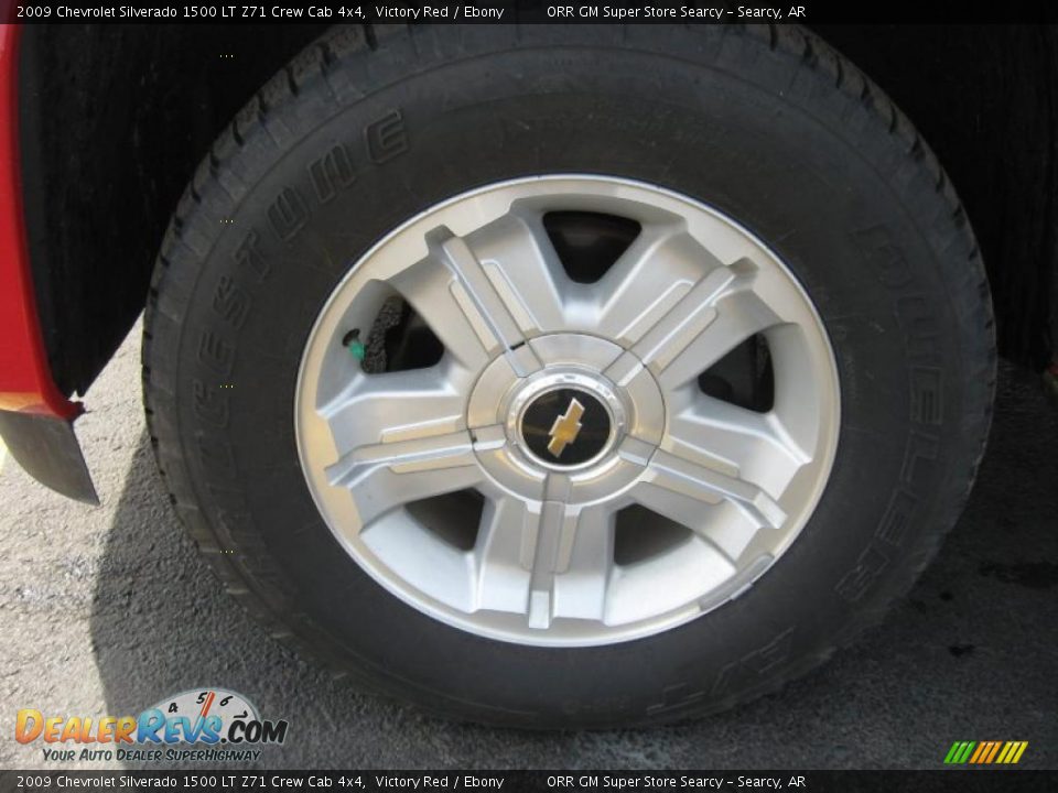2009 Chevrolet Silverado 1500 LT Z71 Crew Cab 4x4 Victory Red / Ebony Photo #4