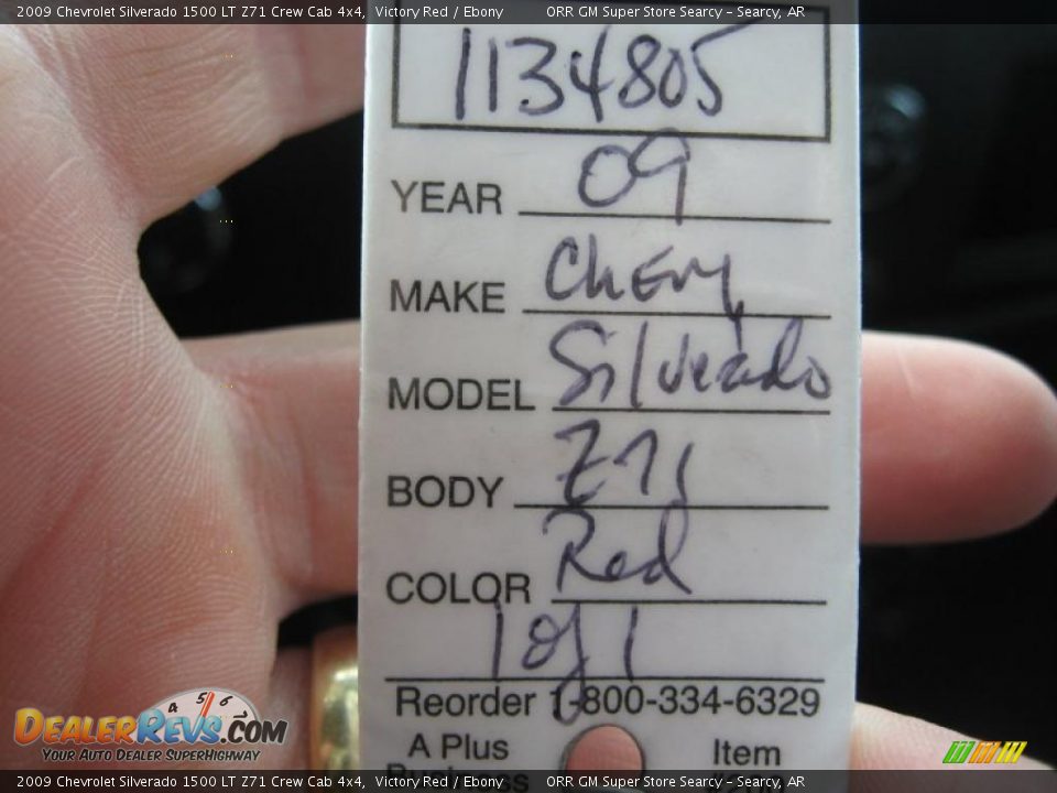 2009 Chevrolet Silverado 1500 LT Z71 Crew Cab 4x4 Victory Red / Ebony Photo #7