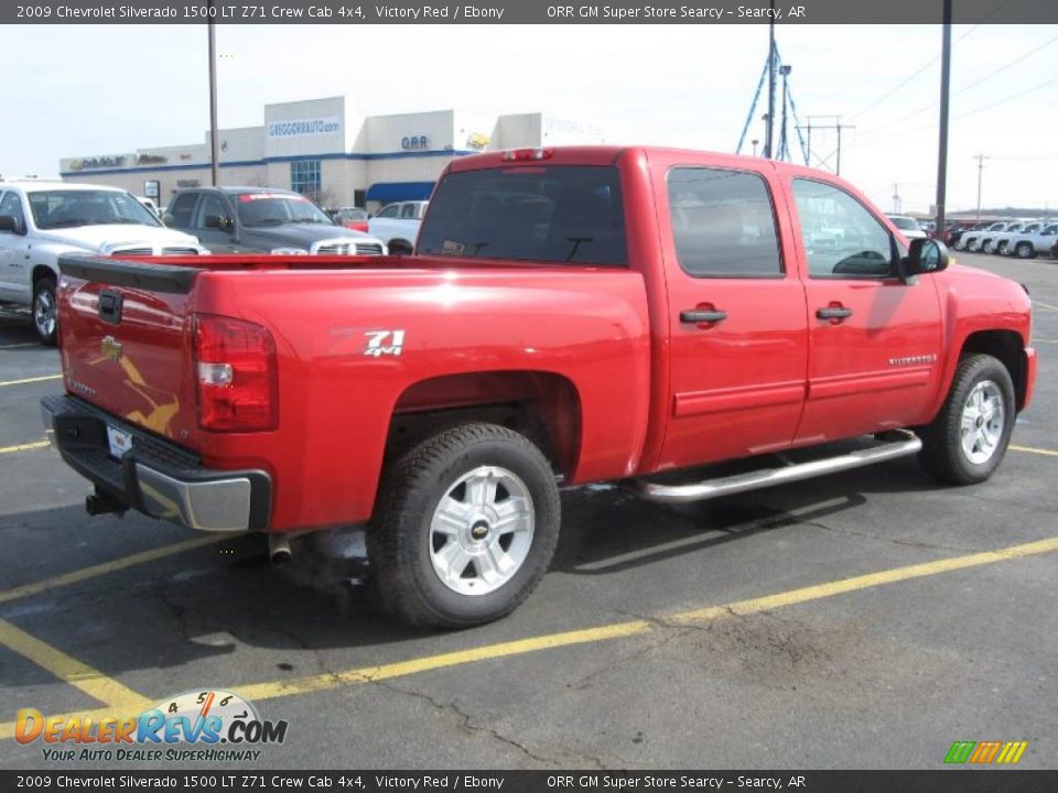 2009 Chevrolet Silverado 1500 LT Z71 Crew Cab 4x4 Victory Red / Ebony Photo #22