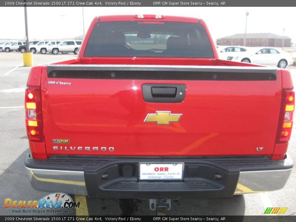 2009 Chevrolet Silverado 1500 LT Z71 Crew Cab 4x4 Victory Red / Ebony Photo #23