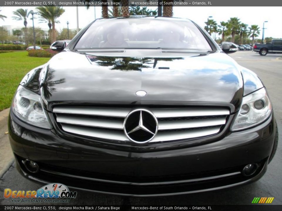 2007 Mercedes-Benz CL 550 designo Mocha Black / Sahara Biege Photo #3