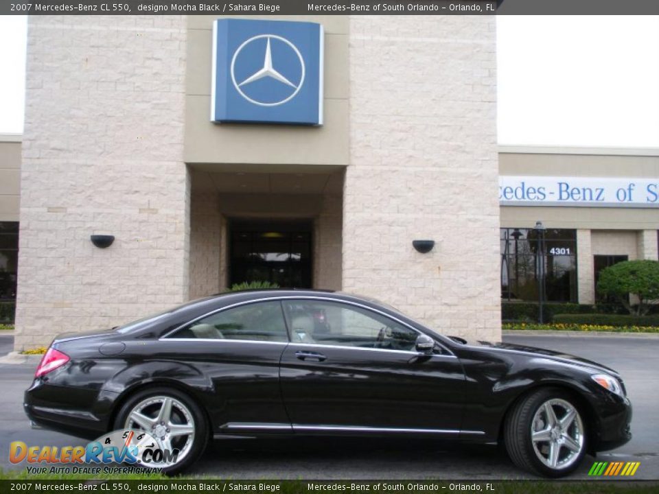2007 Mercedes-Benz CL 550 designo Mocha Black / Sahara Biege Photo #5