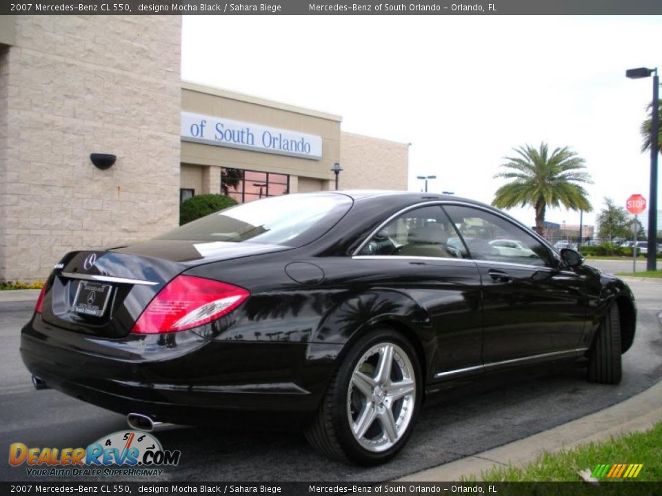 2007 Mercedes-Benz CL 550 designo Mocha Black / Sahara Biege Photo #6