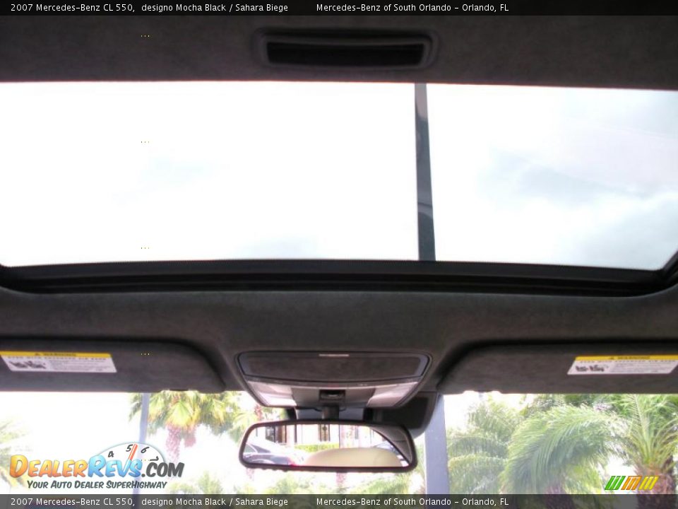 2007 Mercedes-Benz CL 550 designo Mocha Black / Sahara Biege Photo #19