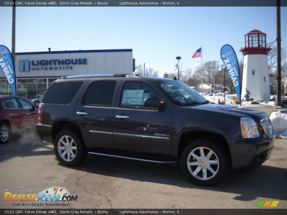 2010 GMC Yukon Denali AWD Storm Gray Metallic / Ebony Photo #1