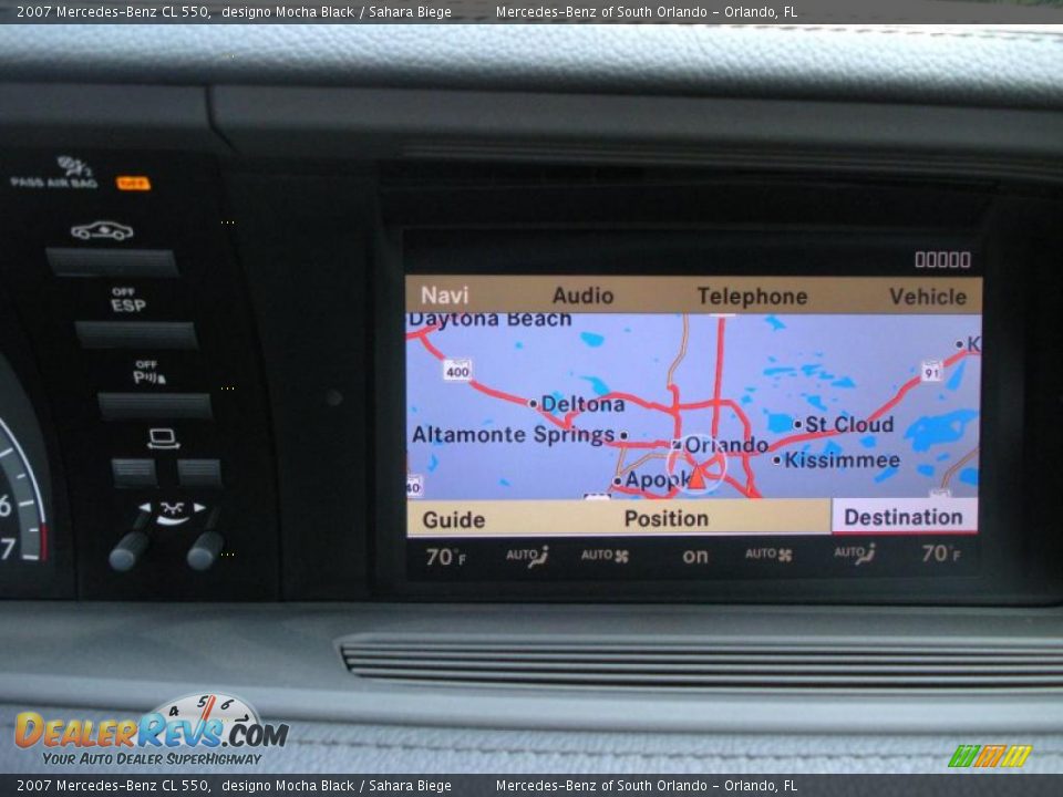 2007 Mercedes-Benz CL 550 designo Mocha Black / Sahara Biege Photo #22