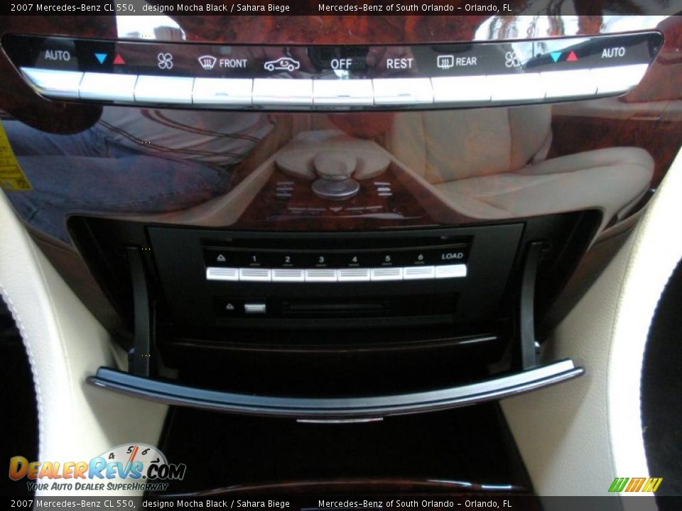 2007 Mercedes-Benz CL 550 designo Mocha Black / Sahara Biege Photo #23