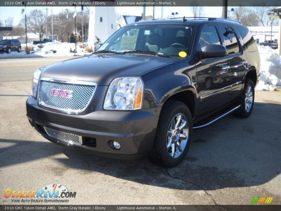 2010 GMC Yukon Denali AWD Storm Gray Metallic / Ebony Photo #3