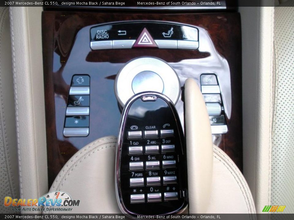 2007 Mercedes-Benz CL 550 designo Mocha Black / Sahara Biege Photo #24