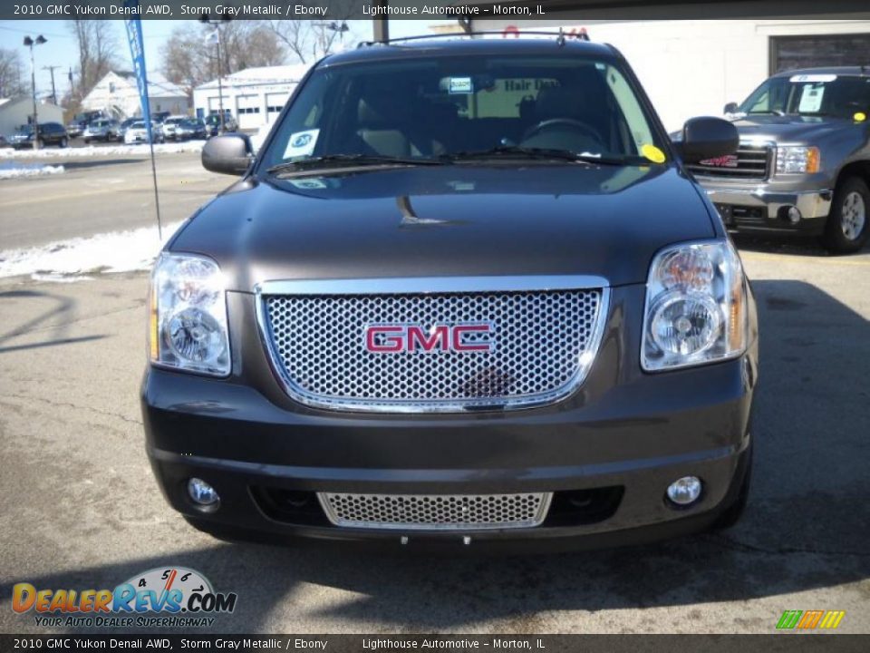 2010 GMC Yukon Denali AWD Storm Gray Metallic / Ebony Photo #4