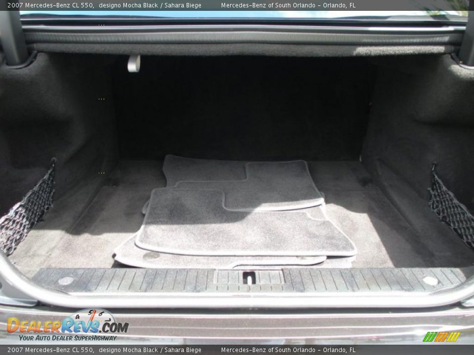 2007 Mercedes-Benz CL 550 designo Mocha Black / Sahara Biege Photo #25