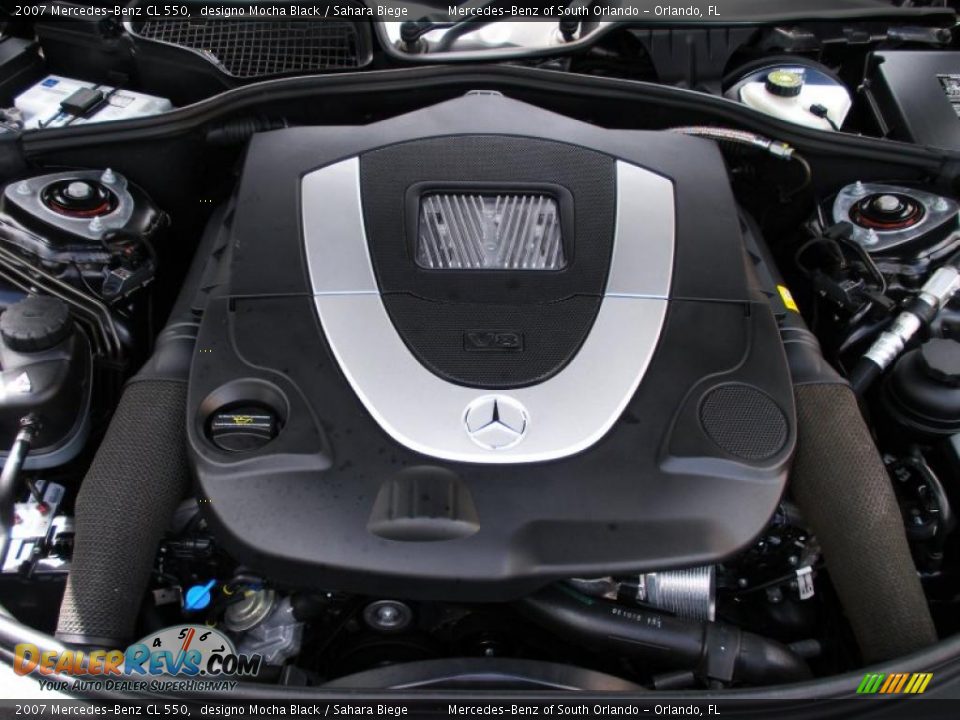 2007 Mercedes-Benz CL 550 designo Mocha Black / Sahara Biege Photo #26