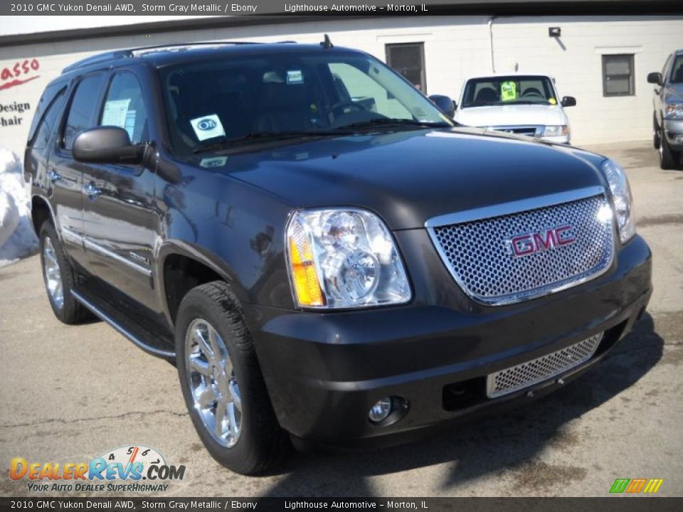 2010 GMC Yukon Denali AWD Storm Gray Metallic / Ebony Photo #6