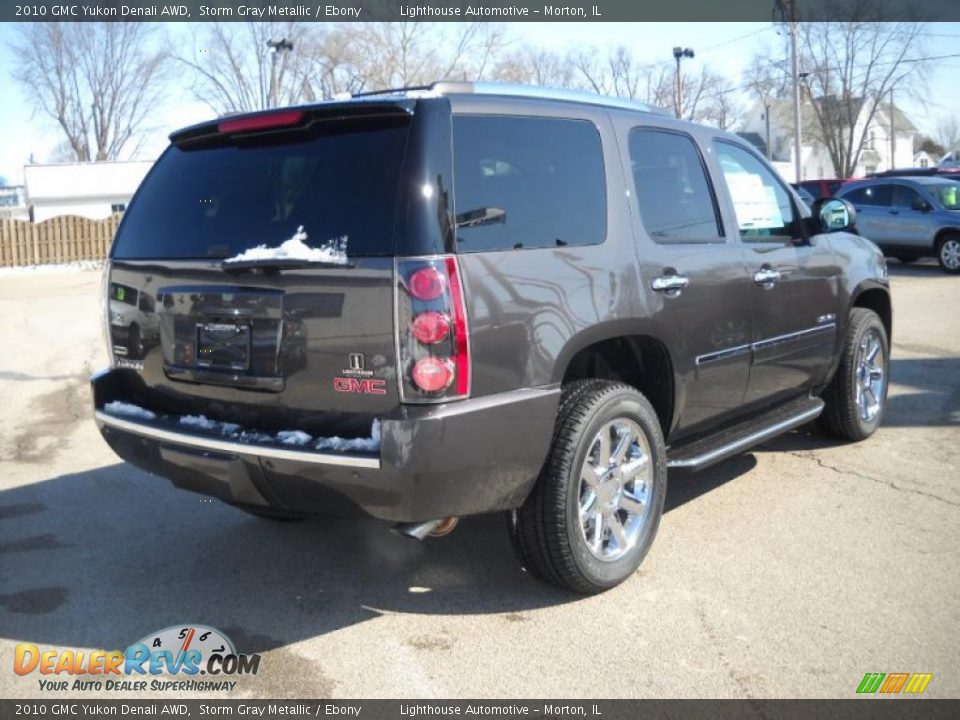 2010 GMC Yukon Denali AWD Storm Gray Metallic / Ebony Photo #7