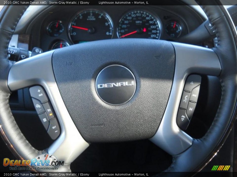 2010 GMC Yukon Denali AWD Storm Gray Metallic / Ebony Photo #15