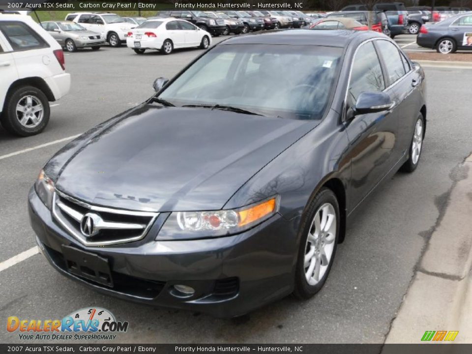 2007 Acura TSX Sedan Carbon Gray Pearl / Ebony Photo #1