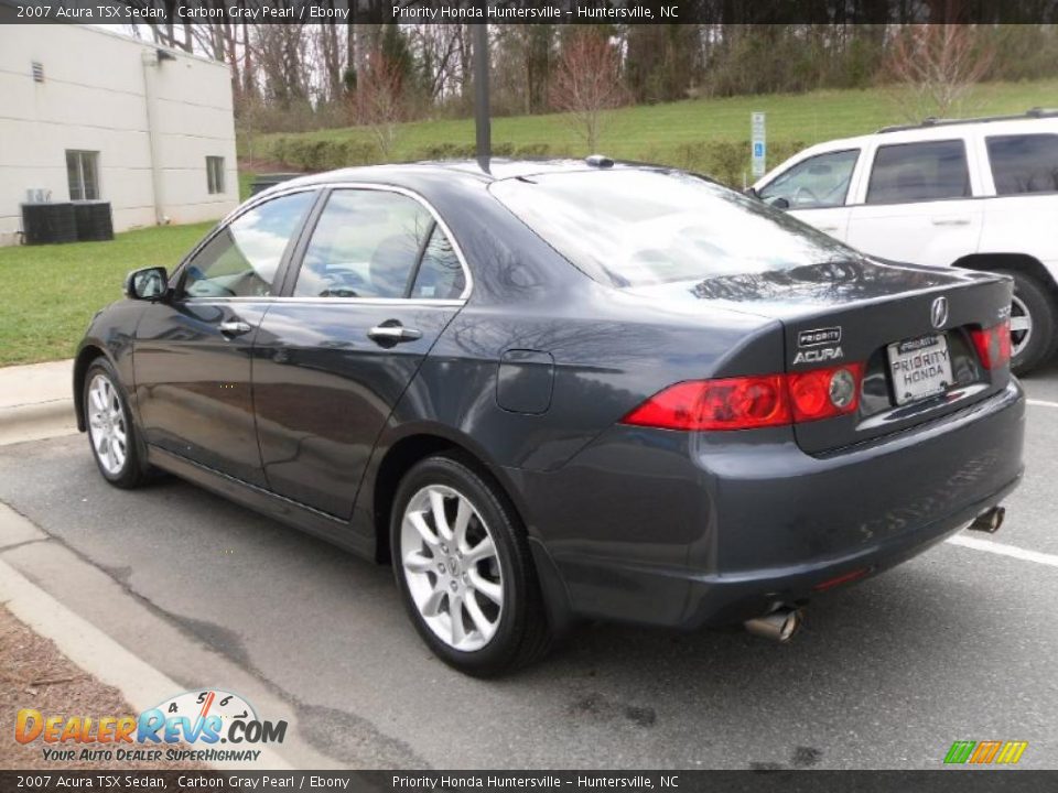 2007 Acura TSX Sedan Carbon Gray Pearl / Ebony Photo #2