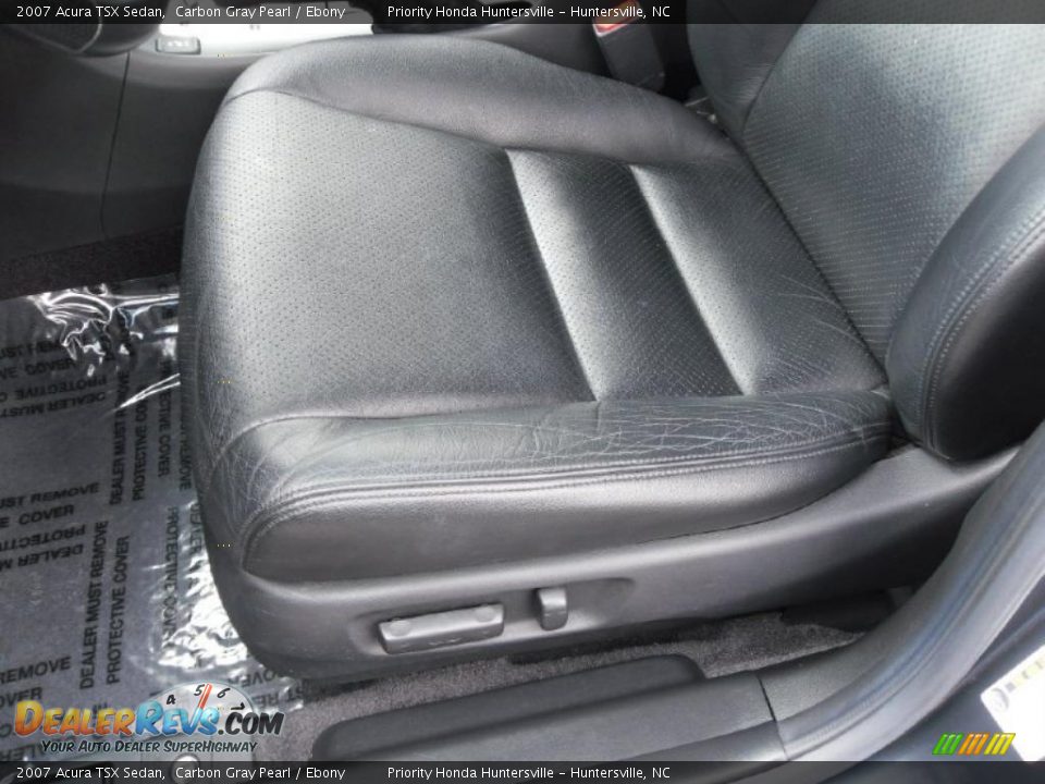 2007 Acura TSX Sedan Carbon Gray Pearl / Ebony Photo #8