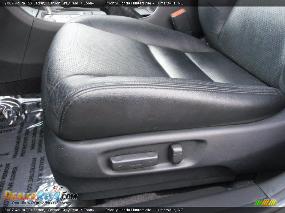 2007 Acura TSX Sedan Carbon Gray Pearl / Ebony Photo #9