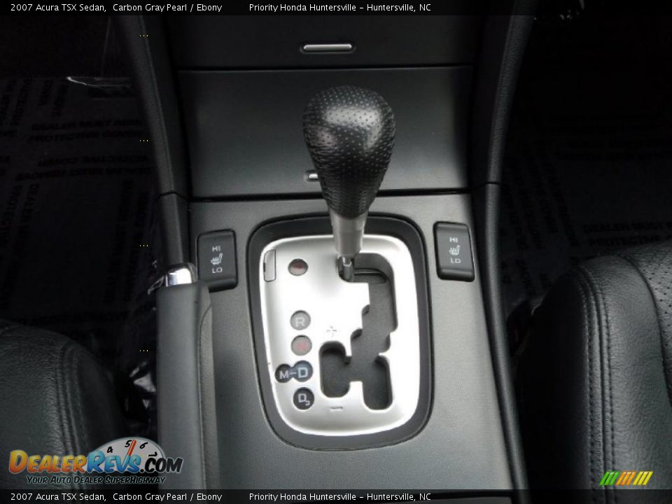 2007 Acura TSX Sedan Carbon Gray Pearl / Ebony Photo #12