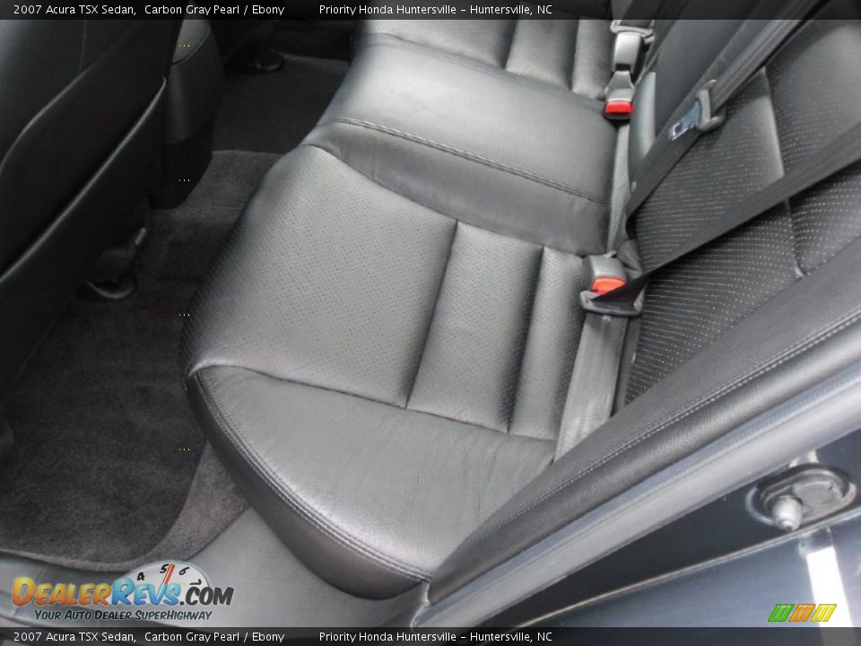 2007 Acura TSX Sedan Carbon Gray Pearl / Ebony Photo #17