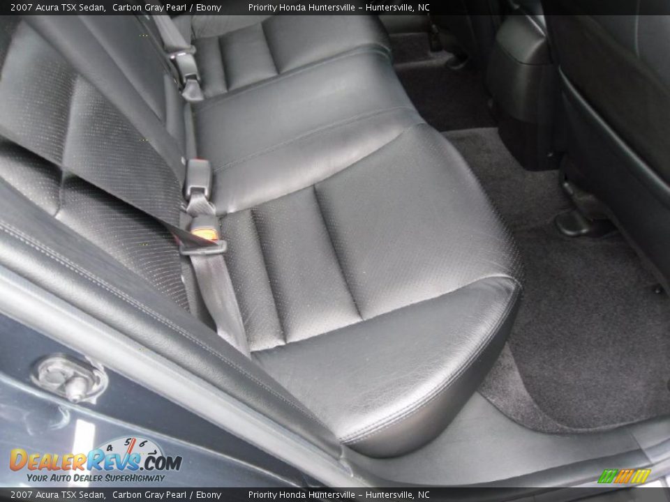 2007 Acura TSX Sedan Carbon Gray Pearl / Ebony Photo #21