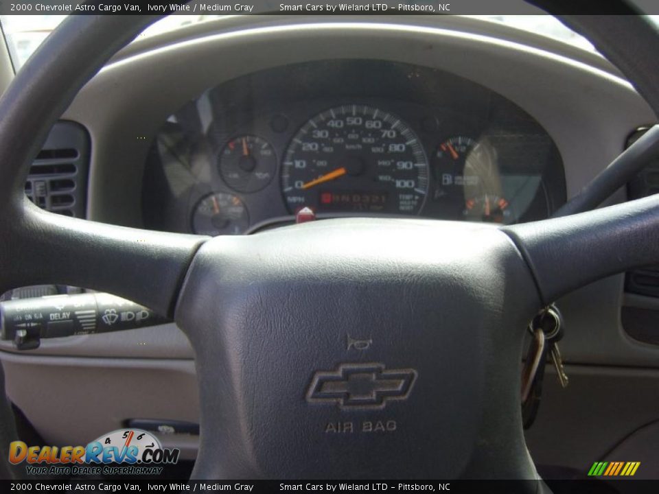 2000 Chevrolet Astro Cargo Van Ivory White / Medium Gray Photo #12