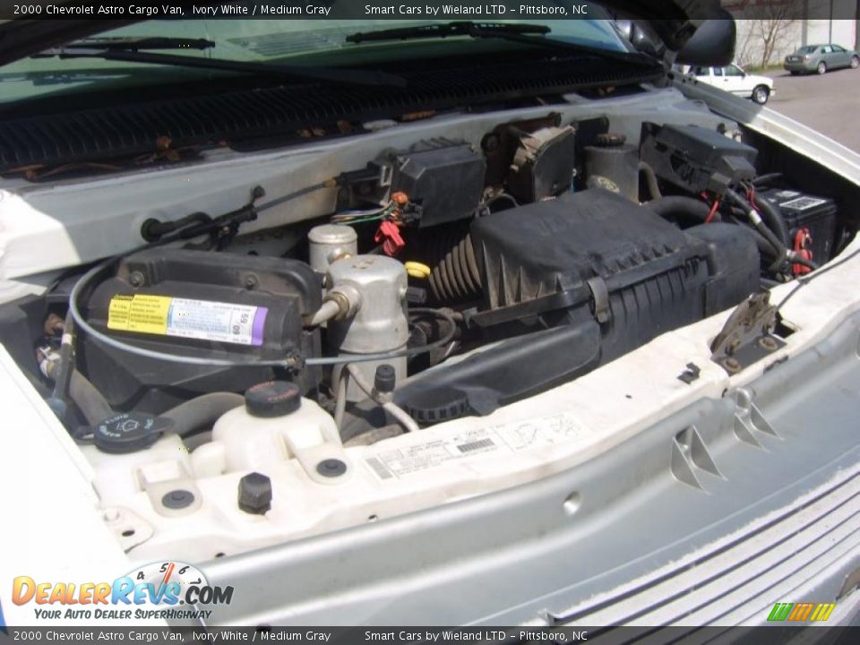 2000 Chevrolet Astro Cargo Van Ivory White / Medium Gray Photo #17