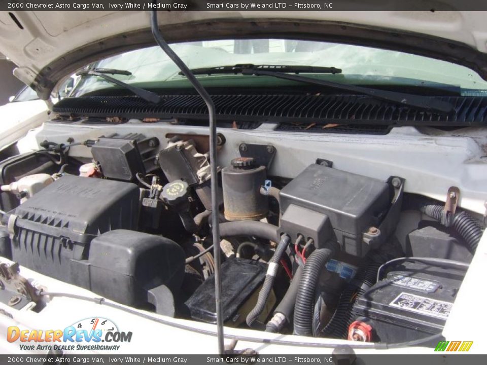 2000 Chevrolet Astro Cargo Van Ivory White / Medium Gray Photo #18