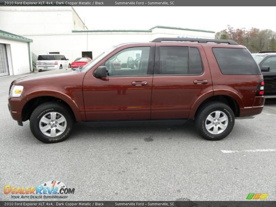 2010 Ford Explorer XLT 4x4 Dark Copper Metallic / Black Photo #2