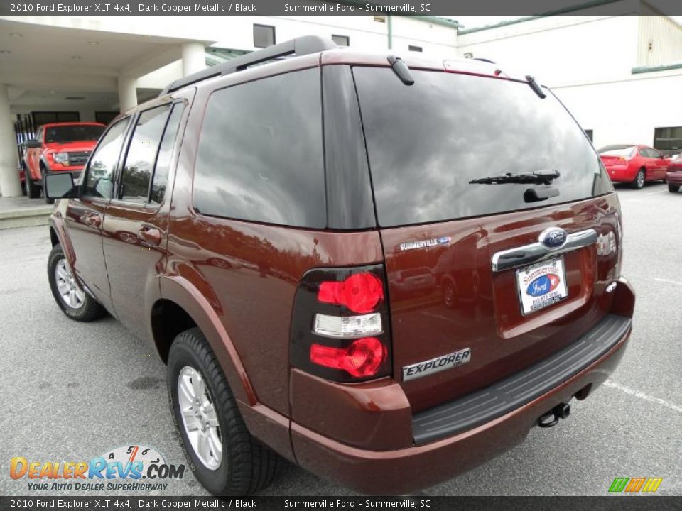 2010 Ford Explorer XLT 4x4 Dark Copper Metallic / Black Photo #18