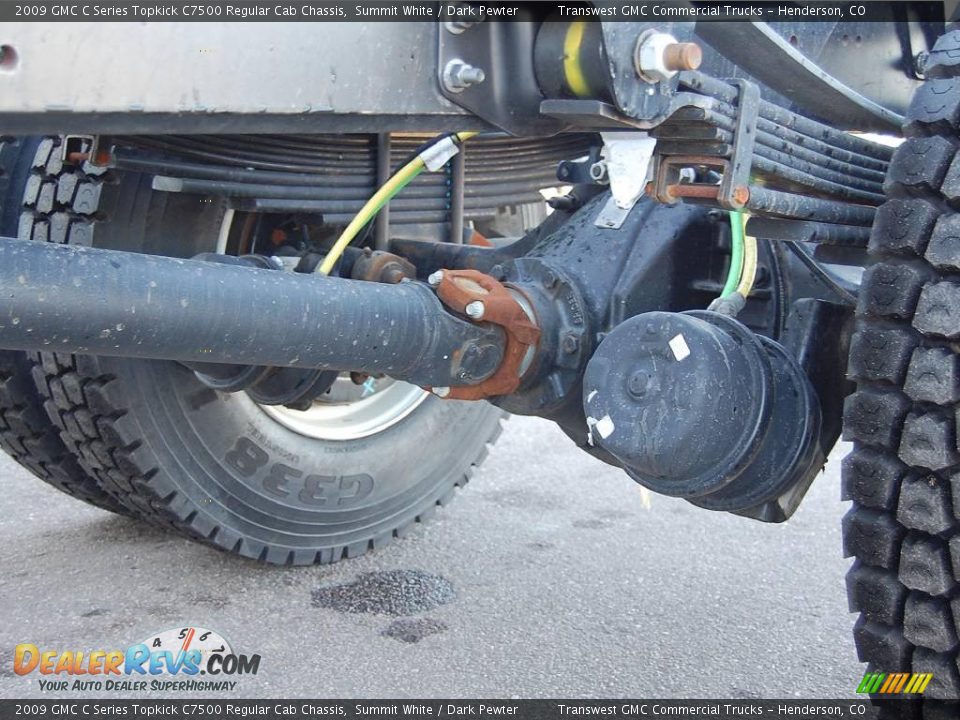 2009 GMC C Series Topkick C7500 Regular Cab Chassis Summit White / Dark Pewter Photo #11