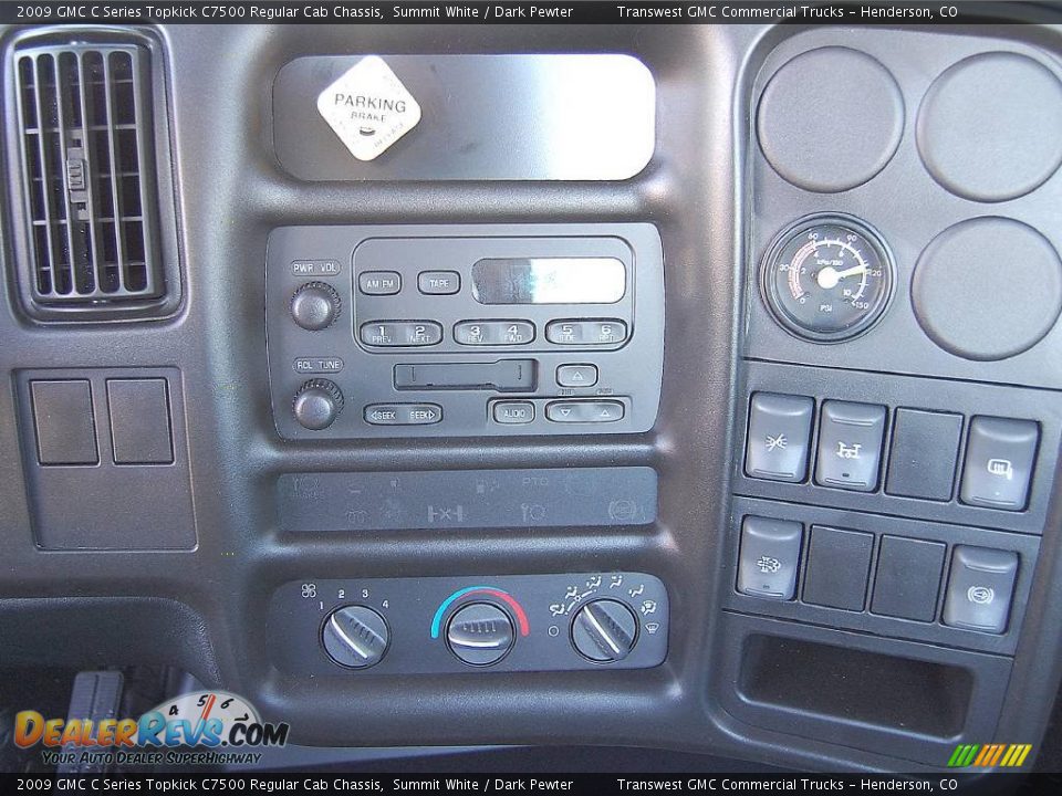 2009 GMC C Series Topkick C7500 Regular Cab Chassis Summit White / Dark Pewter Photo #19