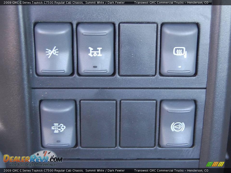 2009 GMC C Series Topkick C7500 Regular Cab Chassis Summit White / Dark Pewter Photo #20