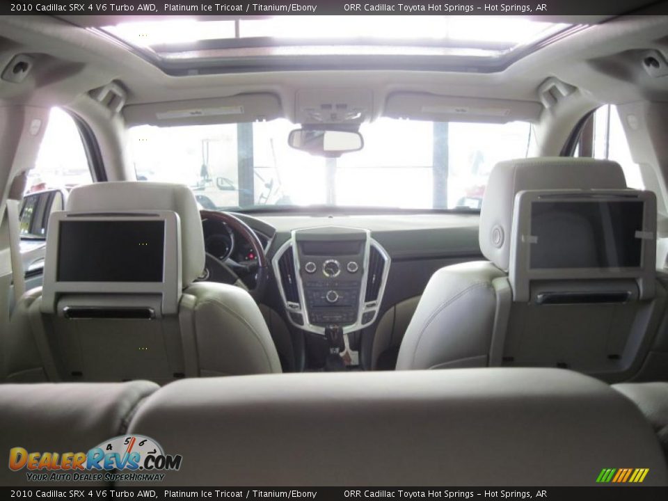 2010 Cadillac SRX 4 V6 Turbo AWD Platinum Ice Tricoat / Titanium/Ebony Photo #7
