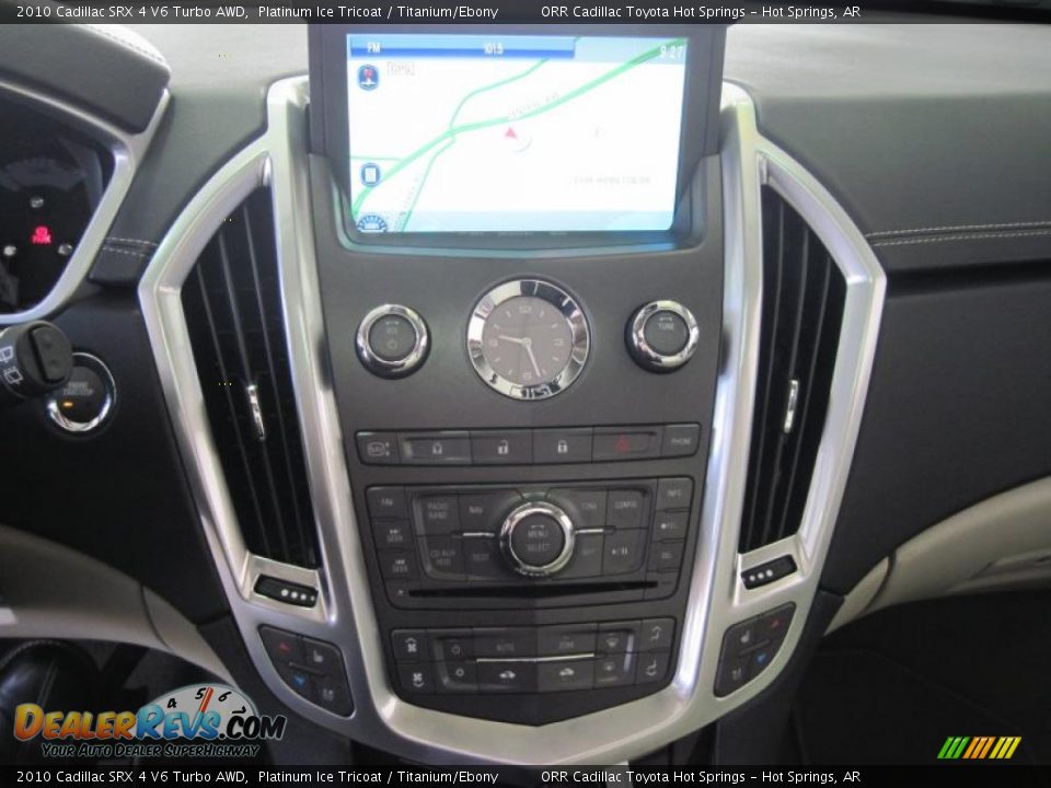 2010 Cadillac SRX 4 V6 Turbo AWD Platinum Ice Tricoat / Titanium/Ebony Photo #12