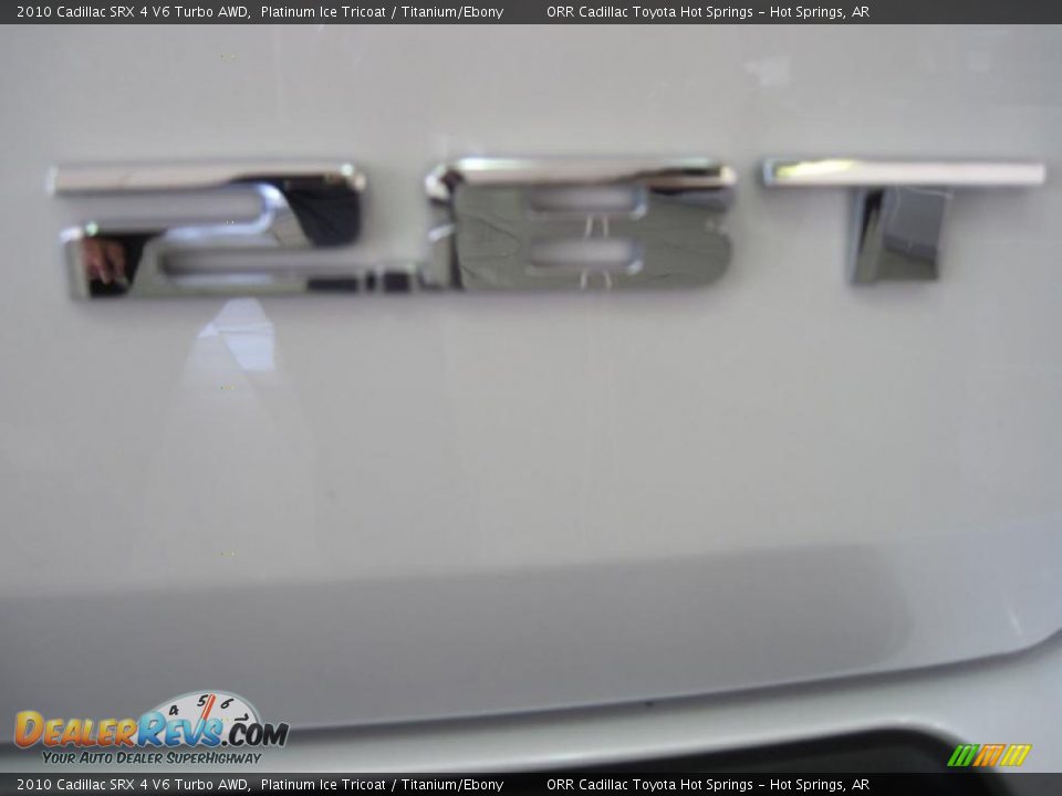 2010 Cadillac SRX 4 V6 Turbo AWD Platinum Ice Tricoat / Titanium/Ebony Photo #15