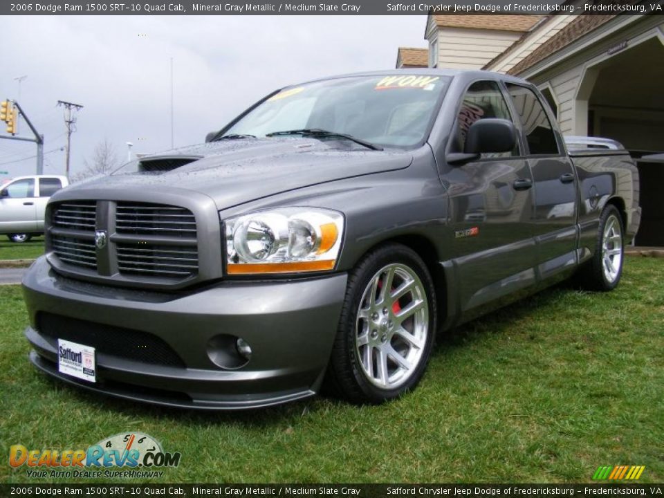 2006 Dodge Ram 1500 SRT-10 Quad Cab Mineral Gray Metallic / Medium Slate Gray Photo #1