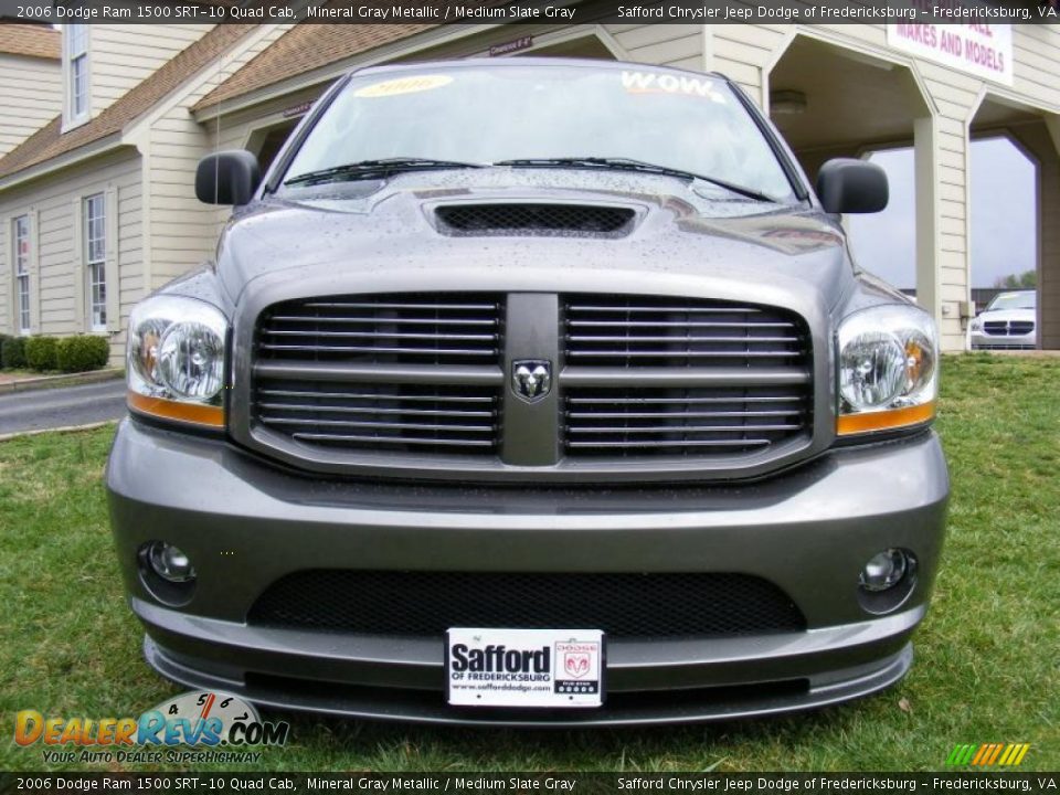 2006 Dodge Ram 1500 SRT-10 Quad Cab Mineral Gray Metallic / Medium Slate Gray Photo #2