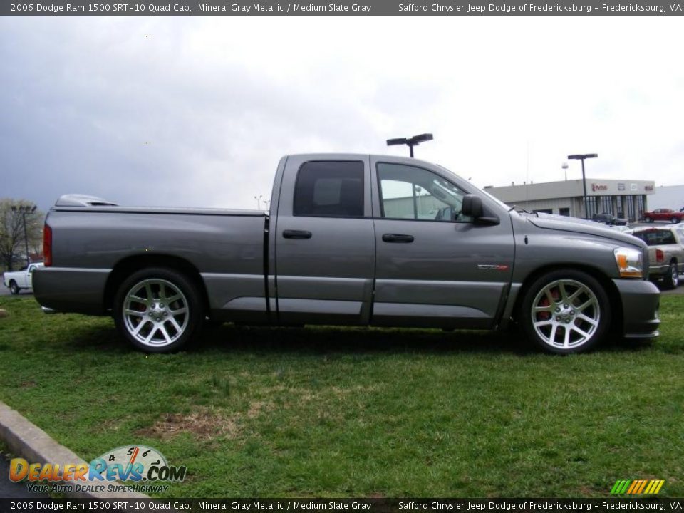 2006 Dodge Ram 1500 SRT-10 Quad Cab Mineral Gray Metallic / Medium Slate Gray Photo #4