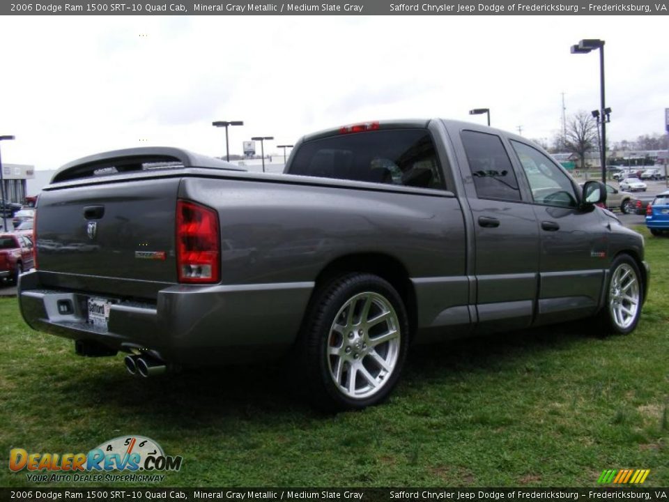 2006 Dodge Ram 1500 SRT-10 Quad Cab Mineral Gray Metallic / Medium Slate Gray Photo #5