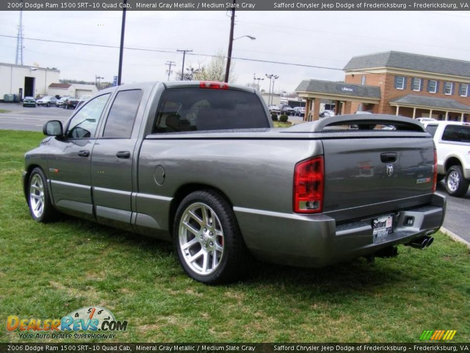 2006 Dodge Ram 1500 SRT-10 Quad Cab Mineral Gray Metallic / Medium Slate Gray Photo #7