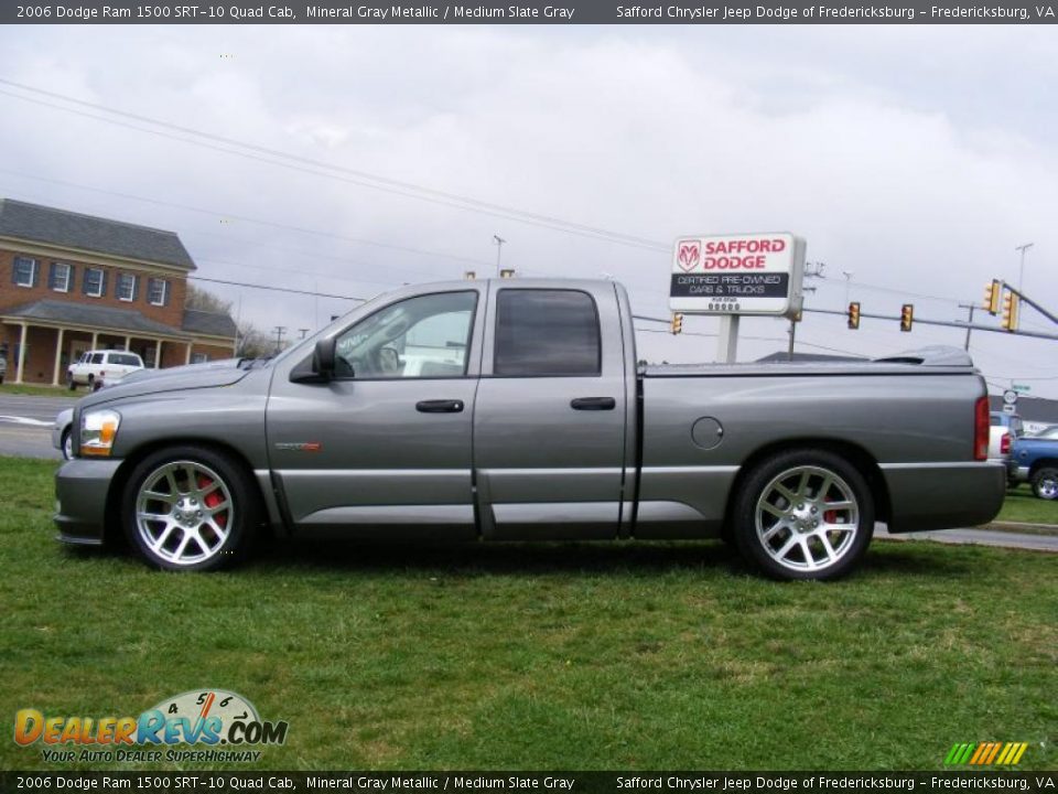 2006 Dodge Ram 1500 SRT-10 Quad Cab Mineral Gray Metallic / Medium Slate Gray Photo #8