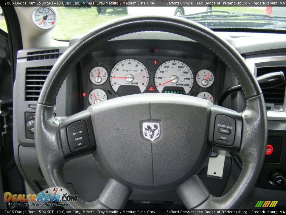 2006 Dodge Ram 1500 SRT-10 Quad Cab Mineral Gray Metallic / Medium Slate Gray Photo #10