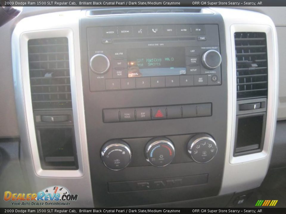 2009 Dodge Ram 1500 SLT Regular Cab Brilliant Black Crystal Pearl / Dark Slate/Medium Graystone Photo #8