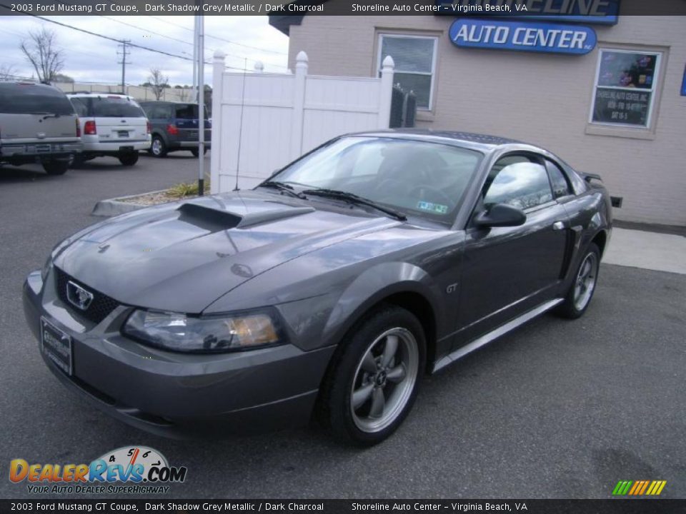 2003 Ford Mustang GT Coupe Dark Shadow Grey Metallic / Dark Charcoal Photo #1