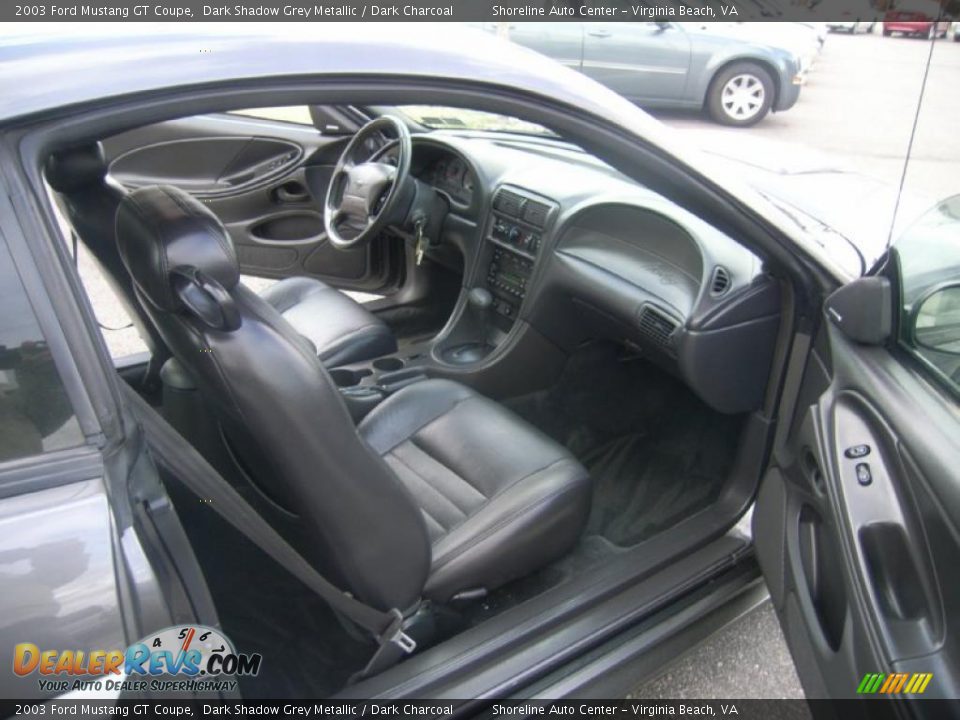 2003 Ford Mustang GT Coupe Dark Shadow Grey Metallic / Dark Charcoal Photo #10